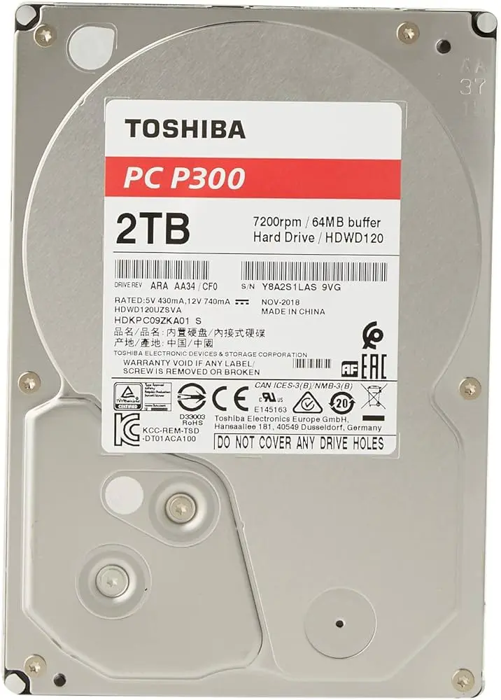 TOSHIBA - PC P300 2TB 7200RPM